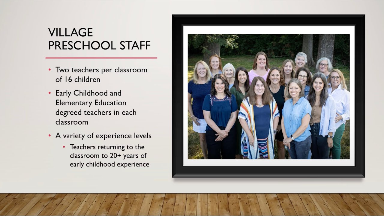 Village Church Preschool Information