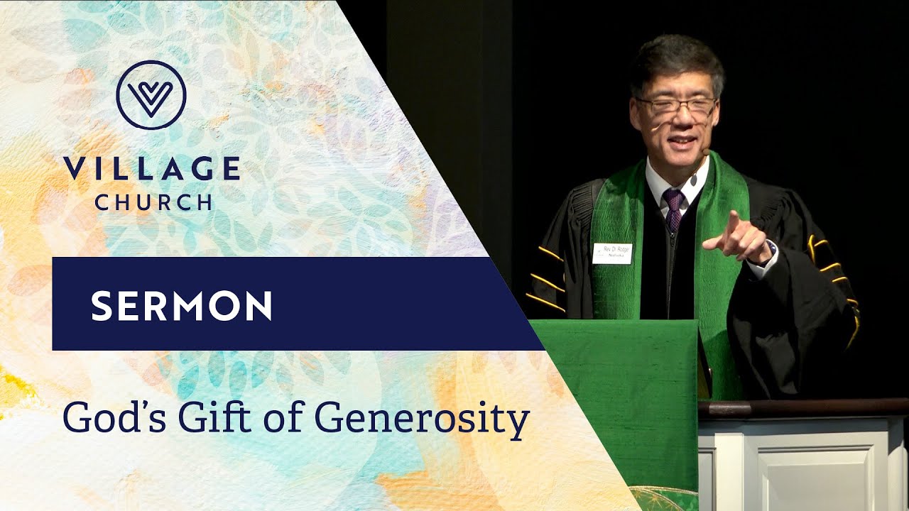 The Generosity OF God | Rev. Dr. Rodger Nishioka - Nov. 9,  2025
